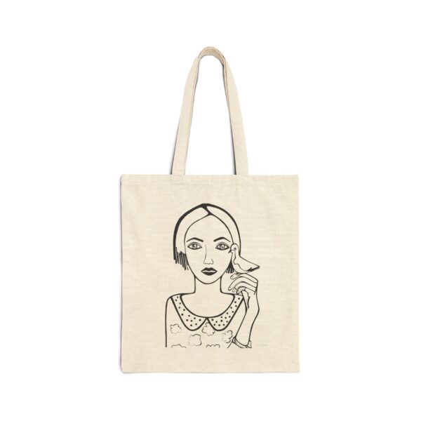 Whimsical Line Art Tote Bag - Image 2